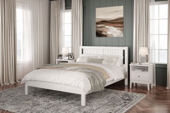 Кровать из массива Сканди белый античный (БМ) в Богдановиче - bogdanovich.mebel-e96.ru