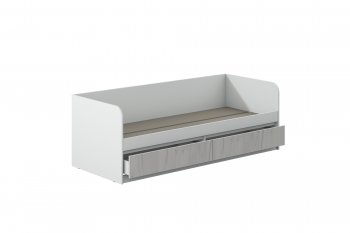 Кровать Соната 900 белый/крафт белый (Зарон) в Богдановиче - bogdanovich.mebel-e96.ru