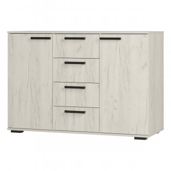 Комод Стандарт №2 NEW крафт белый  (БТС) в Богдановиче - bogdanovich.mebel-e96.ru