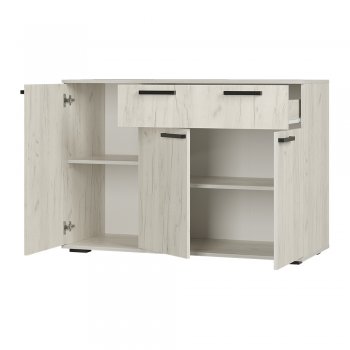 Комод Стандарт 4 NEW крафт белый (БТС) в Богдановиче - bogdanovich.mebel-e96.ru