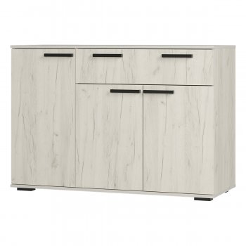 Комод Стандарт 4 NEW крафт белый (БТС) в Богдановиче - bogdanovich.mebel-e96.ru