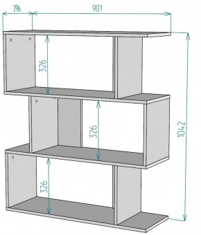 Стеллаж S41 (Графит) в Богдановиче - bogdanovich.mebel-e96.ru