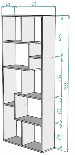 Стеллаж S8 (ДМ) в Богдановиче - bogdanovich.mebel-e96.ru