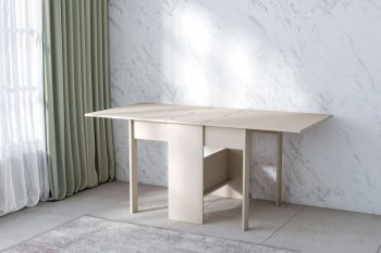 Стол-книжка ЛДСП Бодега белая (Диал) в Богдановиче - bogdanovich.mebel-e96.ru