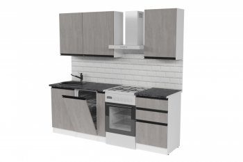 Кухонный гарнитур Сюита стандарт 1600 мм (Герда) в Богдановиче - bogdanovich.mebel-e96.ru
