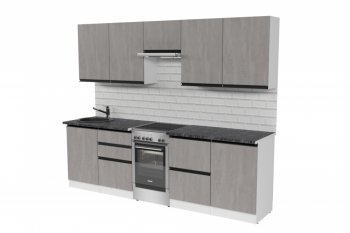 Кухонный гарнитур Сюита мега 2500 мм (Герда) в Богдановиче - bogdanovich.mebel-e96.ru