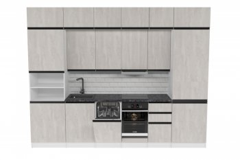 Кухонный гарнитур Сюита люкс 3000 мм (Герда) в Богдановиче - bogdanovich.mebel-e96.ru