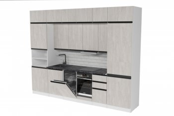 Кухонный гарнитур Сюита люкс 3000 мм (Герда) в Богдановиче - bogdanovich.mebel-e96.ru