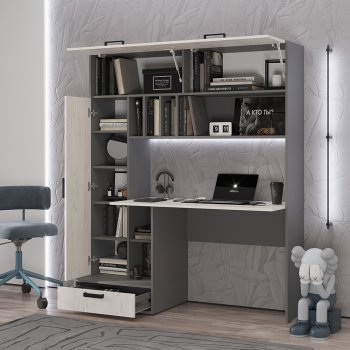 Стол компьютерный Техно графит/крафт  (БТС) в Богдановиче - bogdanovich.mebel-e96.ru