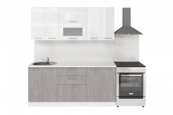 Кухонный гарнитур Терция макси 2 1800 мм (Герда) в Богдановиче - bogdanovich.mebel-e96.ru