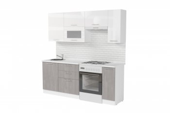 Кухонный гарнитур Терция ультра 2000 мм (Герда) в Богдановиче - bogdanovich.mebel-e96.ru