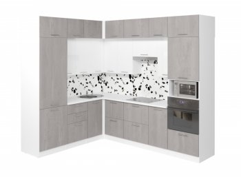 Кухонный гарнитур Терция гранд прайм 2100х2700 мм (Герда) в Богдановиче - bogdanovich.mebel-e96.ru