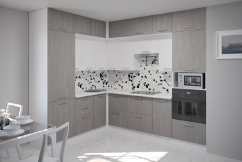 Кухонный гарнитур Терция гранд прайм 2100х2700 мм (Герда) в Богдановиче - bogdanovich.mebel-e96.ru