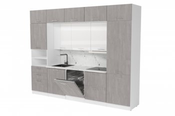 Кухонный гарнитур Терция экстра 5 3000 мм (Герда) в Богдановиче - bogdanovich.mebel-e96.ru