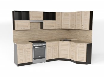 Кухонный гарнитур Томилла оптима 5 2700х1600 мм (Герда) в Богдановиче - bogdanovich.mebel-e96.ru