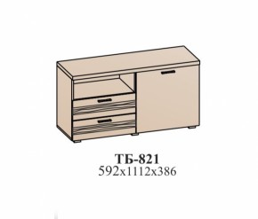 Тумба ЛОТОС (ТБ-821) Бодега белая в Богдановиче - bogdanovich.mebel-e96.ru | фото