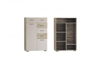 Комод Турин ЛДСП крафт серый/кашемир (ВВР) в Богдановиче - bogdanovich.mebel-e96.ru