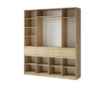 Шкаф 2000 мм Турин ЛДСП крафт серый/кашемир (ВВР) в Богдановиче - bogdanovich.mebel-e96.ru