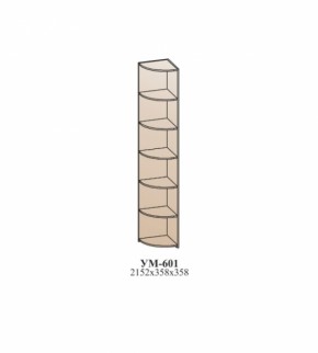 Угловой элемент ЛОТОС (УМ-601) Бодега белая в Богдановиче - bogdanovich.mebel-e96.ru | фото
