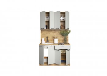 КУхонный гарнитур Валерия 1200 мм вотан/серый (Сурская) в Богдановиче - bogdanovich.mebel-e96.ru