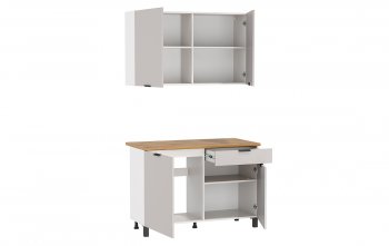 Кухонный гарнитур 1200 мм Венера кашемир ЛДСП (Олмеко) в Богдановиче - bogdanovich.mebel-e96.ru