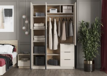 Шкаф 1350 мм Вентуро ШК-002 (Стиль) в Богдановиче - bogdanovich.mebel-e96.ru