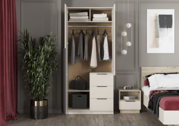 Шкаф 900 мм Вентуро ШК-001 (Стиль) в Богдановиче - bogdanovich.mebel-e96.ru