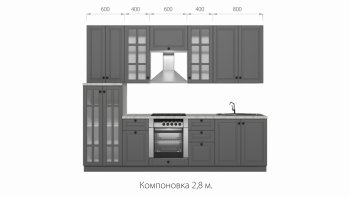 Кухонный гарнитур Верона 2800 мм в Богдановиче - bogdanovich.mebel-e96.ru