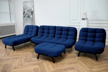 Диван Абри Синий в Богдановиче - bogdanovich.mebel-e96.ru