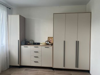 Шкаф 1360 3С2Я с ящиками Ева Сатин (Памир) в Богдановиче - bogdanovich.mebel-e96.ru