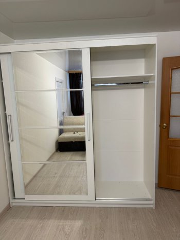 Шкаф-купе Крафт-6 белый ясень 2000 мм (БТС) в Богдановиче - bogdanovich.mebel-e96.ru