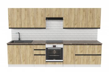 Кухонный гарнитур Янтарь экстра 3000 мм (Герда) в Богдановиче - bogdanovich.mebel-e96.ru